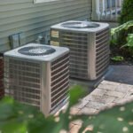 HVAC heating and air conditioning residential units or heat pumps